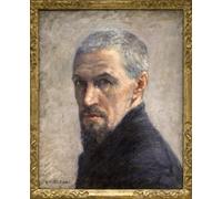 POSTERIIk Célèbre Moderne Mur Art Tableaux Posters Portrait de Gustave Caillebotte par Gustave Caillebotte Paysage Toile Affiche Pour la Décoration de Bureau 60x90cm