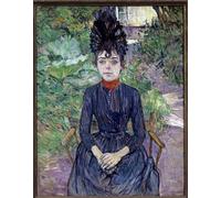 POSTERIIk Célèbre Moderne Mur Art Tableaux Posters Portrait de Justine Dieuhl Peinture par Henri De Toulouse Lautrec Paysage Toile Affiche Pour la Décoration de Bureau 60x90cm