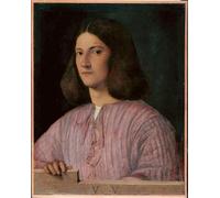 POSTERIIk Célèbre Moderne Mur Art Tableaux Posters Portrait d'un jeune homme par Giorgione Paysage Toile Affiche Pour la Décoration de Bureau 60x90cm