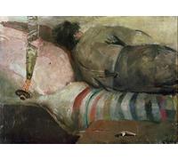 POSTERIIk Célèbre Moderne Mur Art Tableaux Posters Rasmus Gaihede de Christian Krohg Paysage Toile Affiche Pour la Décoration de Bureau 60x90cm