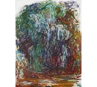 POSTERIIk Célèbre Moderne Mur Art Tableaux Posters Saule pleureur de Claude Monet Paysage Toile Affiche Pour la Décoration du Salon 60x90cm