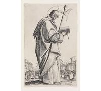 POSTERIIk Célèbre Moderne Mur Art Tableaux Posters St Matthias des grands apôtres par Jacques Callot Paysage Toile Affiche Pour la Décoration de Bureau 60x90cm
