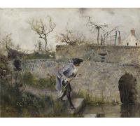 POSTERIIk Célèbre Moderne Mur Art Tableaux Posters une bouchée de Carl Larsson Paysage Toile Affiche Pour la Décoration du Salon 60x90cm