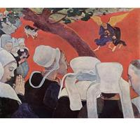 POSTERIIk Célèbre Moderne Mur Art Tableaux Posters Vision le Sermon de Paul Gauguin Paysage Toile Affiche Pour la Décoration Murale 60x90cm