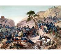 POSTERIIk Célèbre Toile d'art Abstrait L'art imprimé Épisode de la conquête de l'Algérie de Félix Philippoteaux Poster Image Pour la Décoration Murale 60x90cm