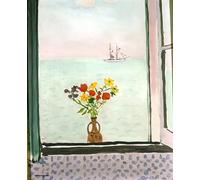 POSTERIIk Célèbre Toile d'art Abstrait L'art imprimé Fenêtre à La Goulette d'Albert Marquet Poster Image Pour la Décoration du Salon 60x90cm