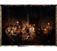 POSTERIIk Célèbre Toile d'art Abstrait L'art imprimé Horace Vernet partage la découverte du daguerréotype par Prosper Lafaye ou Lafait Poster Image Pour la Décoration du Salon 60x90cm