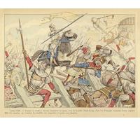 POSTERIIk Célèbre Toile d'art Abstrait L'art imprimé Jeanne d'Arc par Paul De Semant Poster Image Pour la Décoration de Bureau 60x90cm