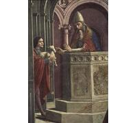 POSTERIIk Célèbre Toile d'art Abstrait L'art imprimé Joachim faisant son offrande de l'expulsion de Joachim par Domenico Ghirlandaio Poster Image Pour la Décoration de Bureau 60x90cm