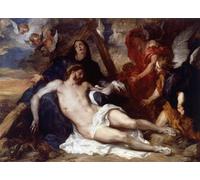 POSTERIIk Célèbre Toile d'art Abstrait L'art imprimé La Lamentation du Christ d'Anthony Van Dyck Poster Image Pour la Décoration Murale 60x90cm