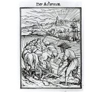 POSTERIIk Célèbre Toile d'art Abstrait L'art imprimé La mort et le laboureur de Hans Holbein le Jeune Poster Image Pour la Décoration de Bureau 60x90cm