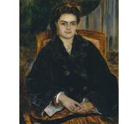 POSTERIIk Célèbre Toile d'art Abstrait L'art imprimé Mme Edouard Bernier Marie Octavie Stéphanie Laurens par Pierre Auguste Renoir Poster Image Pour la Décoration de Bureau 60x90cm