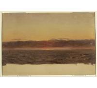 POSTERIIk Célèbre Toile d'art Abstrait L'art imprimé Paysage marin par Frederic Edwin Church Poster Image Pour la Décoration du Salon 60x90cm