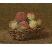 POSTERIIk Célèbre Toile d'art Abstrait L'art imprimé Pêches par Ignace Henri Jean Fantin Latour Poster Image Pour la Décoration du Salon 60x90cm