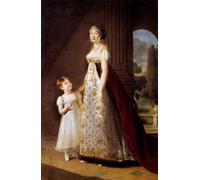 POSTERIIk Célèbre Toile d'art Abstrait L'art imprimé Portraits de Marie Annonciade Caroline Bonaparte Princesse par Elisabeth Louise Vigée Lebrun Poster Image Pour la Décoration de Bureau 60x90cm