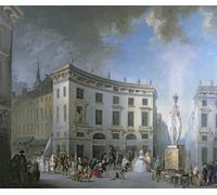 POSTERIIk Célèbre Toile d'art Abstrait L'art imprimé un cortège nuptial à Amiens de Gabriel De Saint Aubin Poster Image Pour la Décoration Murale 60x90cm