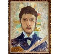 POSTERIIk De Célèbres Tableaux Affiches D'illustration Affiche Mur Art Autoportrait de Pierre Bonnard Kunstwerk Tableaux Pour la Décoration de Bureau 60x90cm
