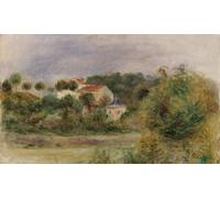 POSTERIIk De Célèbres Tableaux Affiches D'illustration Affiche Mur Art dans un parc de Pierre Auguste Renoir Kunstwerk Tableaux Pour la Décoration de Bureau 60x90cm