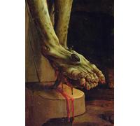 POSTERIIk De Célèbres Tableaux Affiches D'illustration Affiche Mur Art Détail de la scène de la crucifixion du retable d'Issenheim par Matthias Grünewald Pour la Décoration Murale 60x90cm