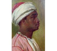 POSTERIIk De Célèbres Tableaux Affiches D'illustration Affiche Mur Art Étude d'un jeune homme nubien par Frederic Leighton Kunstwerk Tableaux Pour la Décoration du Salon 60x90cm