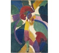 POSTERIIk De Célèbres Tableaux Affiches D'illustration Affiche Mur Art Femme au parapluie ou peinture parisienne de Robert Delaunay Kunstwerk Tableaux Pour la Décoration de Bureau 60x90cm