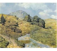 POSTERIIk De Célèbres Tableaux Affiches D'illustration Affiche Mur Art La Béatitude à Bernau Hans Thoma Kunstwerk Tableaux Pour la Décoration Murale 60x90cm