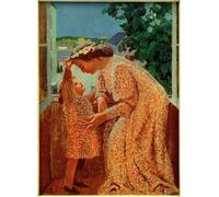 POSTERIIk De Célèbres Tableaux Affiches D'illustration Affiche Mur Art la couronne de Maurice Denis Kunstwerk Tableaux Pour la Décoration Murale 60x90cm