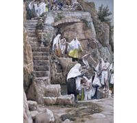 POSTERIIk De Célèbres Tableaux Affiches D'illustration Affiche Mur Art les disciples de Jésus baptisant par Jacques Kunstwerk Tableaux Pour la Décoration Murale 60x90cm