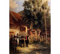 POSTERIIk De Célèbres Tableaux Affiches D'illustration Affiche Mur Art l'Orientation Jean Baptiste Edouard Detaille Kunstwerk Tableaux Pour la Décoration Murale 60x90cm
