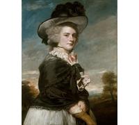 POSTERIIk De Célèbres Tableaux Affiches D'illustration Affiche Mur Art Portrait de Miss Keppel après Mme Meyrick par Joshua Reynolds Kunstwerk Tableaux Pour la Décoration de Bureau 60x90cm