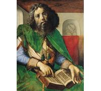 POSTERIIk De Célèbres Tableaux Affiches D'illustration Affiche Mur Art Portrait de Platon par Joos Van Gent Kunstwerk Tableaux Pour la Décoration de Bureau 60x90cm