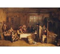POSTERIIk De Célèbres Tableaux Affiches D'illustration Affiche Mur Art Saisir à louer par David Wilkie Kunstwerk Tableaux Pour la Décoration Murale 60x90cm