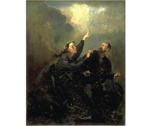 POSTERIIk De Célèbres Tableaux Affiches D'illustration Affiche Mur Art Scène De Folie de Jean Baptiste Carpeaux Kunstwerk Tableaux Pour la Décoration Murale 60x90cm