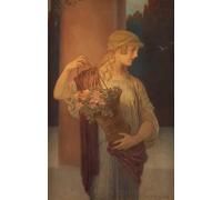 POSTERIIk De Célèbres Tableaux Affiches D'illustration Affiche Mur Art Vestale Vierge de Julius Kronberg Kunstwerk Tableaux Pour la Décoration Murale 60x90cm