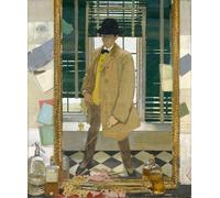 POSTERIIk Vintage Art Mural Classique Impression Tableaux Autoportrait par William Impression Peinture Huile Pour la Décoration de Bureau 60x90cm