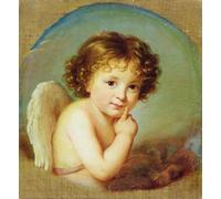 POSTERIIk Vintage Art Mural Classique Impression Tableaux Cupidon par Elisabeth Louise Vigée Lebrun Impression Peinture Huile Pour la Décoration du Salon 60x90cm