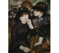 POSTERIIk Vintage Art Mural Classique Impression Tableaux Deux filles en noir de Pierre Auguste Renoir Impression Peinture Huile Pour la Décoration Murale 60x90cm