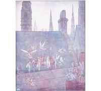 POSTERIIk Vintage Art Mural Classique Impression Tableaux Gay Go Up et Gay Go Down toRoundthe London Town par Leonard Leslie Brooke Impression Peinture Huile Pour la Décoration du Salon 60x90cm