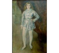 POSTERIIk Vintage Art Mural Classique Impression Tableaux la Page Madame Henriot dans Travesti de Pierre Auguste Renoir Impression Peinture Huile Pour la Décoration de Bureau 60x90cm