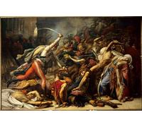 POSTERIIk Vintage Art Mural Classique Impression Tableaux la Révolte d'Octobre du Caire par Anne Louis Girodet De Roucy Trioson Impression Peinture Huile Pour la Décoration Murale 60x90cm