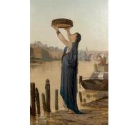 POSTERIIk Vintage Art Mural Classique Impression Tableaux la Vestale Tuccia de Louis Hector Leroux Impression Peinture Huile Pour la Décoration Murale 60x90cm