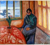 POSTERIIk Vintage Art Mural Classique Impression Tableaux Mélancolie Peinture par Edvard Munch Impression Peinture Huile Pour la Décoration du Salon 60x90cm
