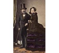 POSTERIIk Vintage Art Mural Classique Impression Tableaux Napoléon III et l'Impératrice Eugénie par Adolphe Eugène Disderi Impression Peinture Huile Pour la Décoration de Bureau 60x90cm