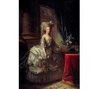 POSTERIIk Vintage Art Mural Classique Impression Tableaux Portrait de la reine Marie-Antoinette par Elisabeth Louise Vigée Lebrun Impression Peinture Huile Pour la Décoration du Salon 60x90cm