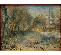 POSTERIIk Vintage Art Mural Classique Impression Tableaux Schneelandschaft de Pierre Auguste Renoir Impression Peinture Huile Pour la Décoration du Salon 60x90cm