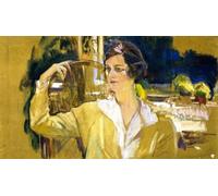 POSTERIIk Vintage Art Mural Classique Impression Tableaux Señor Perez De Ayala Joaquin Sorolla Y Bastida Impression Peinture Huile Pour la Décoration de Bureau 60x90cm