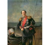 POSTERIIk Vintage Art Mural Classique Portrait du gouverneur général de la Sibérie orientale N. Muravyov-Amursky par Konstantin Yegorovich Makovsky Pour la Décoration Murale 60x90cm
