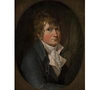 POSTERIIk Vintage Portrait Tableaux Art décor Autoportrait vieilli Christoffer Wilhelm Eckersberg Affiches imprimées Pour la Décoration du Salon 60x90cm