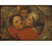 POSTERIIk Vintage Portrait Tableaux Art décor Carnaval et Carême de Bruegel Affiches imprimées Pour la Décoration Murale 60x90cm