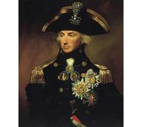 POSTERIIk Vintage Portrait Tableaux Art décor Contre-amiral Sir Horatio Nelson par Lemuel Francis Abbott Affiches imprimées Pour la Décoration du Salon 60x90cm